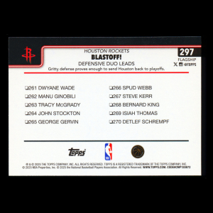 Amen Thompson 2025-26 Topps Checklist Rockets