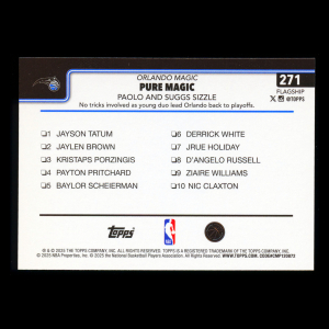 Paolo Banchero 2025-26 Topps Checklist Magic