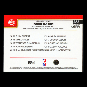 Trae Young 2025-26 Topps Checklist Hawks