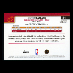 Darius Garland 2025-26 Topps Diamante Cavaliers