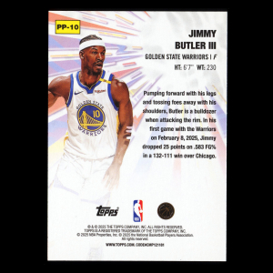 Jimmy Butler III 2025-26 Topps Power Players Warriors