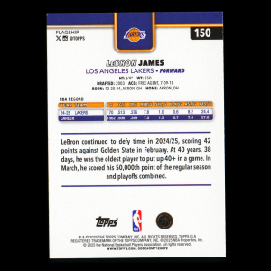 LeBron James 2025-26 Topps Lakers
