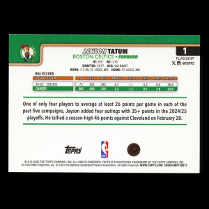 Jayson Tatum 2025-26 Topps Celtics