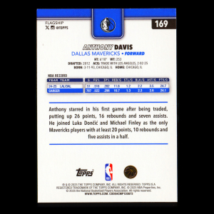 Anthony Davis 2025-26 Topps Mavericks