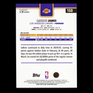 LeBron James 2025-26 Topps Lakers