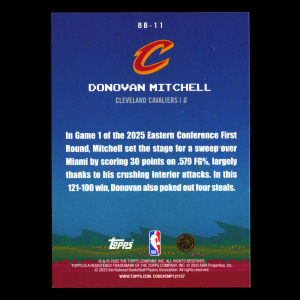 Donovan Mitchell 2025-26 Topps 8-Bit Ballers Cavaliers