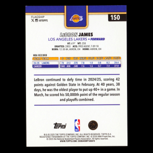 LeBron James 2025-26 Topps Lakers