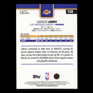 LeBron James 2025-26 Topps Lakers