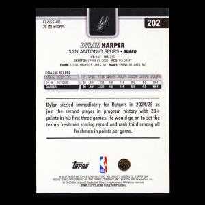 Dylan Harper RC 2025-26 Topps Rookie Spurs