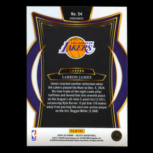LeBron James 2024-25 Select Blue Lakers