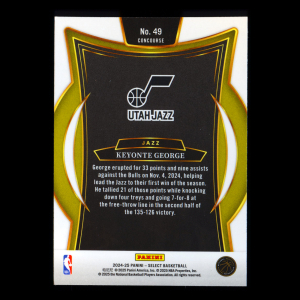 Keyonte George 2024-25 Select Blue Jazz