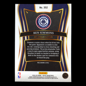 Ben Simmons 2024-25 Select Mezzanine Clippers