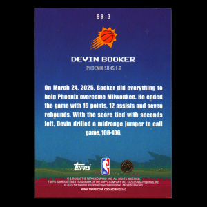 Devin Booker 2025-26 Topps 8-Bit Ballers Suns