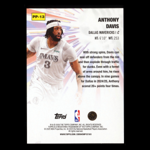 Anthony Davis 2025-26 Topps Power Players Mavericks