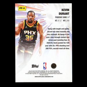 Kevin Durant 2025-26 Topps Power Players Suns