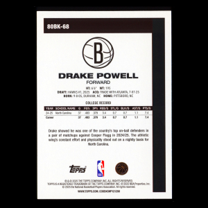 Drake Powell RC 2025-26 Topps '80-81 Topps Retro Rookie Nets