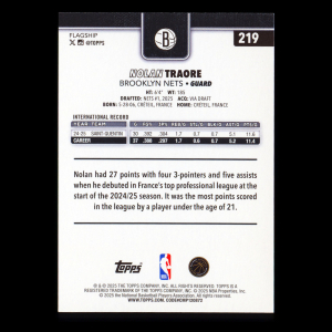 Nolan Traore RC 2025-26 Topps Rookie Nets