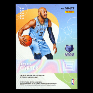 Jevon Carter RC 2018-19 Status New Breed Auto Gold Grizzlies - Magic 05/10