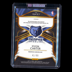 Jevon Carter RC 2018-19 Select Rookie Jersey Auto Purple Grizzlies | Magic 41/99