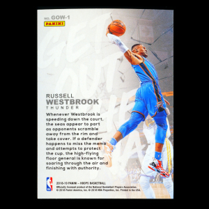 Russell Westbrook 2018-19 Hoops Get Out The Way Thunder