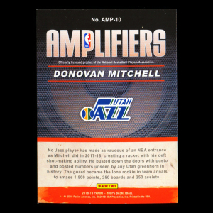 Donovan Mitchell 2018-19 Hoops Amplifiers Jazz
