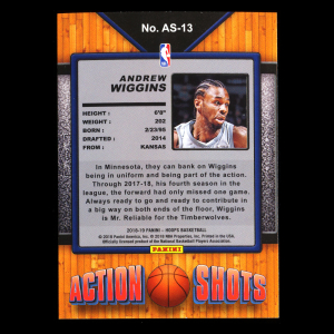 Andrew Wiggins 2018-19 Hoops Action Shots Timberwolves