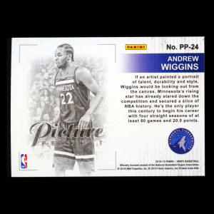 Andrew Wiggins 2018-19 Hoops Picture Perfect Timberwolves