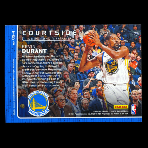 Kevin Durant 2018-19 Hoops Courtside Warriors