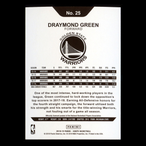 Draymond Green 2018-19 Hoops Blue Warriors