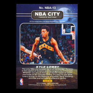 Kyle Lowry 2018-19 Hoops NBA City Raptors