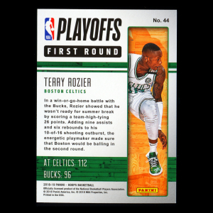 Terry Rozier 2018-19 Hoops Road to the Finals Bucks 0626/2018
