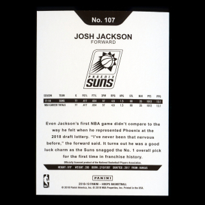 Josh Jackson 2018-19 Panini NBA Hoops Suns