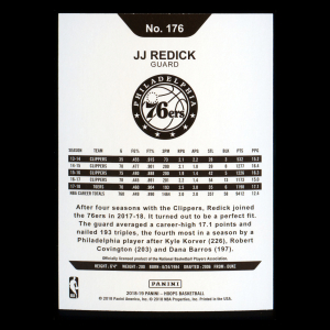 JJ Redick 2018-19 Panini NBA Hoops 76ers
