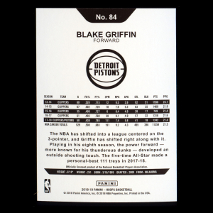 Blake Griffin 2018-19 Panini NBA Hoops Pistons