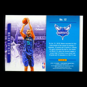 Nicolas Batum 2018-19 Contenders Playing the Numbers Game Hornets