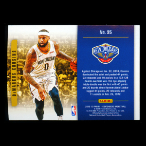 DeMarcus Cousins 2018-19 Contenders Playing the Numbers Game Warriors