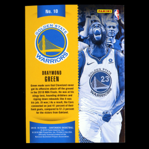 Draymond Green 2018-19 Contenders Winning Tickets Warriors