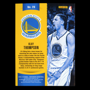 Klay Thompson 2018-19 Contenders Winning Tickets Warriors