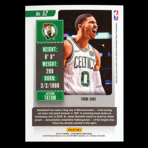 Jayson Tatum 2018-19 Contenders Celtics