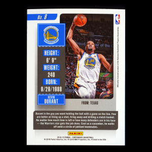 Kevin Durant 2018-19 Contenders Warriors