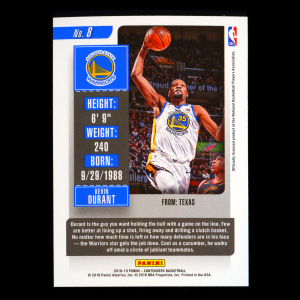 Kevin Durant 2018-19 Contenders Warriors