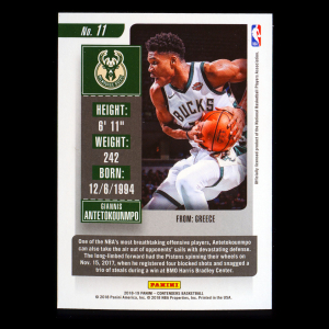 Giannis Antetokounmpo 2018-19 Contenders Bucks