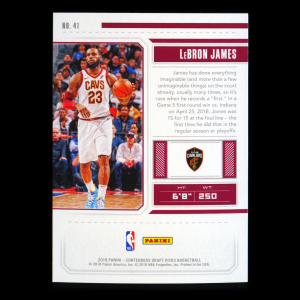 LeBron James 2018 Contenders Draft Picks Cavaliers