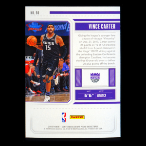 Vince Carter 2018 Contenders Draft Picks Kings