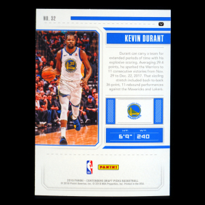 Kevin Durant 2018 Contenders Draft Picks Warriors