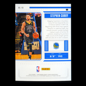 Stephen Curry 2018 Contenders Draft Picks Warriors