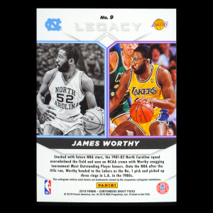 James Worthy 2019 Contenders Draft Picks Legacy Lakers