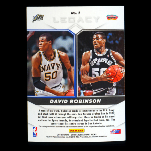 David Robinson 2019 Contenders Draft Picks Legacy Spurs