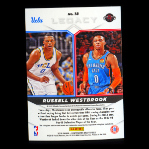 Russell Westbrook 2019 Contenders Draft Picks Legacy Thunder