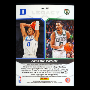 Jayson Tatum 2019 Contenders Draft Picks Legacy Celtics